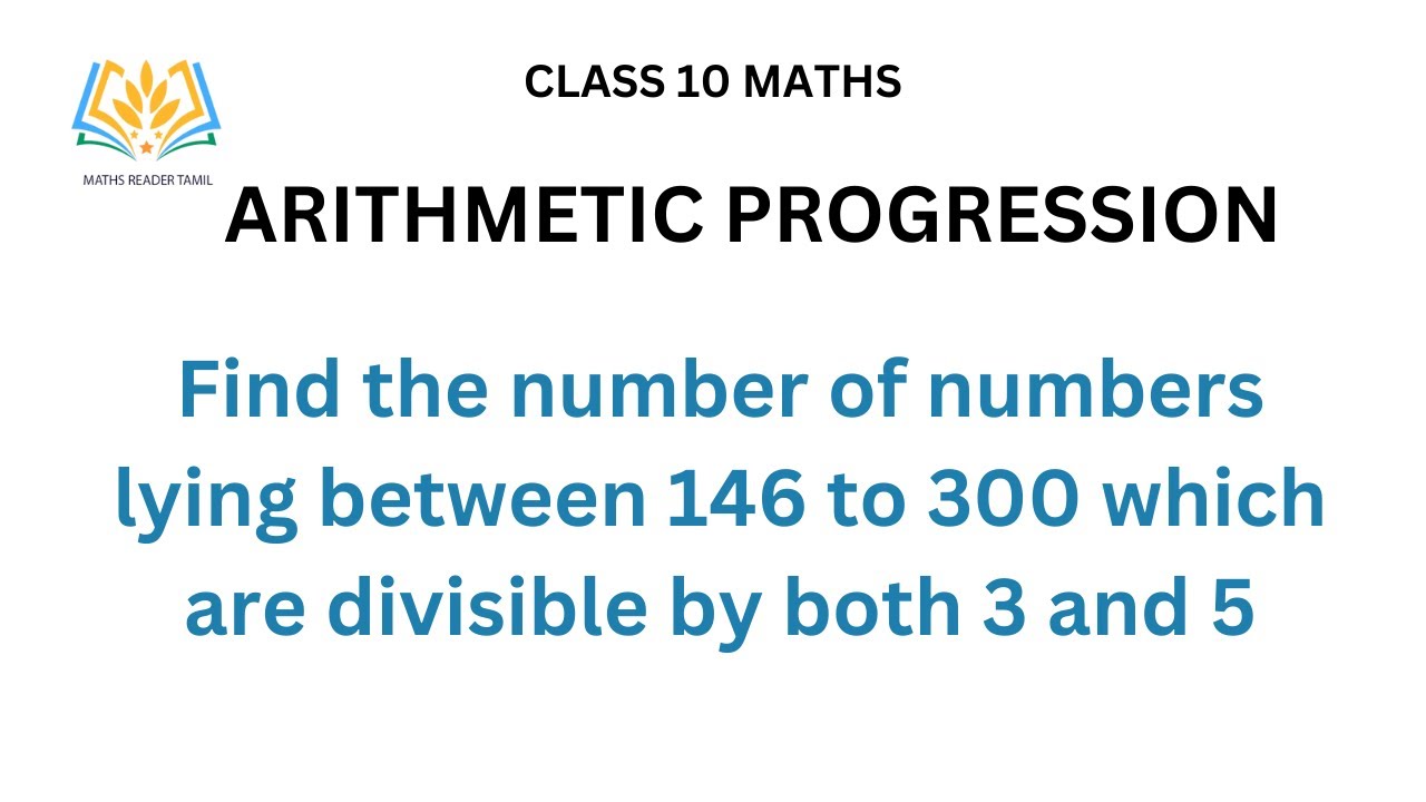 Numbers 146 Find the number of numbers lying 146 to 300 which are divisible by both ...