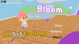 Roblox BLOOM Walkthrough (All 6 Endings and Badges) screenshot 4