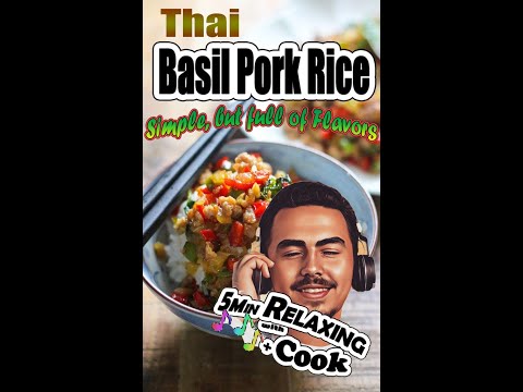 Thai Basil Pork | (泰國打抛猪飯 ข้าวผัดกะเพรา ) simple dish but full of flavor. #shorts