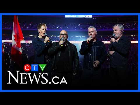 Watch the Barenaked Ladies sing 'O Canada' to cheering crowd at Buffalo Bills game