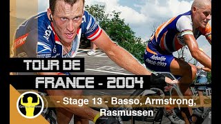 Tour de France 2004 - stage 13 - Basso, Armstrong &amp; Michael Rasmussen