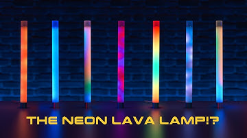 LAVA LAMP LIGHT BARS!? Moonside Neon Lighthouse (REVIEW & DEMO)