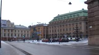 Стокгольм зимой у реки