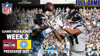 Titans vs Seahawks  | FULL GAME   | AUGUST 23, 2026 | 2026  Today