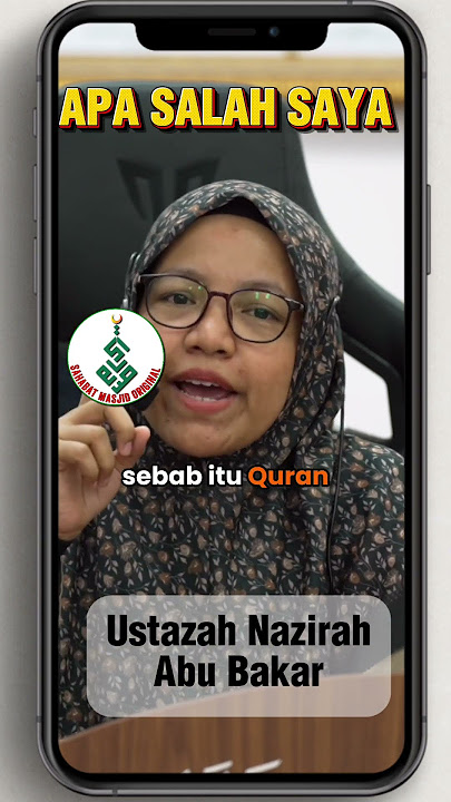Apa Salah Saya Ustazah?. Video Penuh - https://youtube.com/live/ZEVk-ewZTg8
