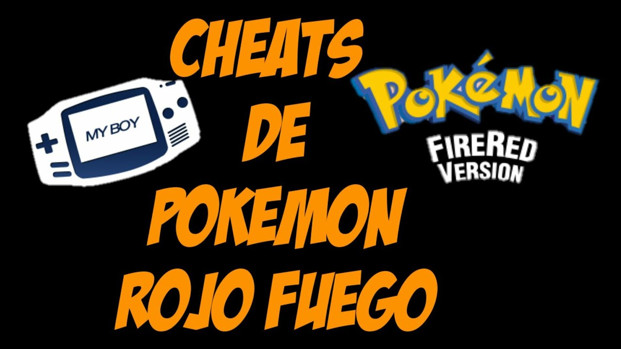Cheats de pokemon rojo fuego gba - YouTube