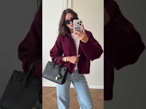 Теплый вязаный свитер на молниях Dnivna «Vianne», оливковый, One Size (XS–M), One Size, видео 2