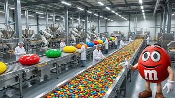 How Colorful M&Ms Are Produced – Inside the World’s Largest Factory