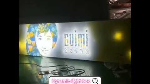 Large advertising dynamic light box