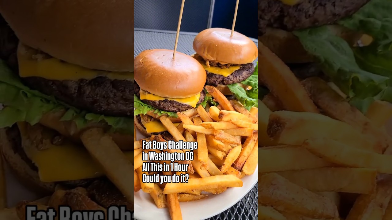 Fat Boys' Burger Challenge in Washington DC Looks Like Fun 