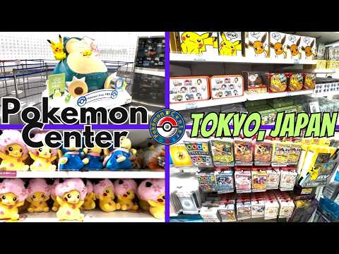 Pokemon Center in Tokyo, Japan - FULL TOUR and WALKTHROUGH - YouTube