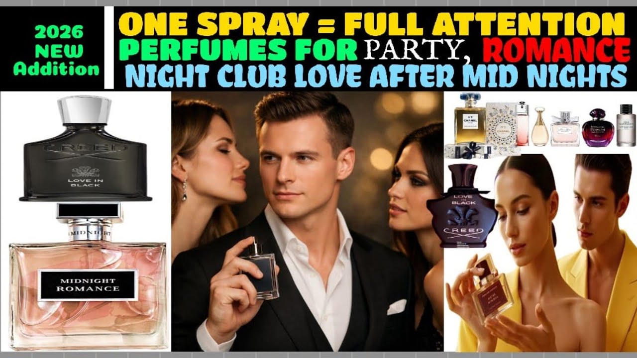 New 2026 Fragrances Top 7 Brands for Couples, Night Club Love, Romance, Red Light Events & Dates