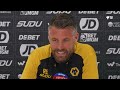 Rob Edwards' special press conference with Tettenhall Wood School