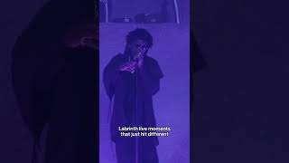 Labrinth's aura on stage is insane i can't take my eyes off him