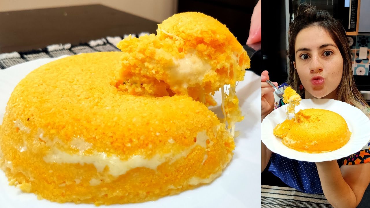 COMO FAZER CUSCUZ NO MICROONDAS COM FLOCÃO DE MILHO │ O CUSCUZ MAIS