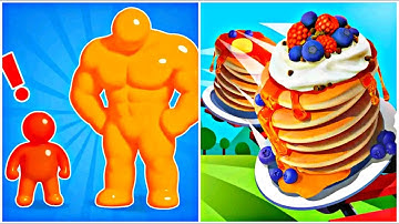 Pancake Run Vs Tall Man Race🧀🧀 Walkthrough All New New Max Update Mobile  Gameplay FD9075