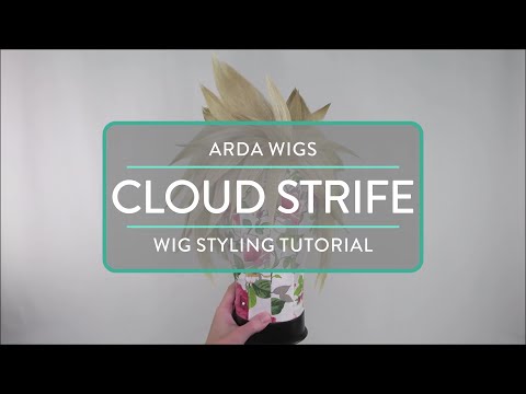 Wig Tutorial: Cloud Strife