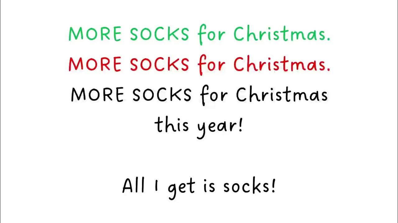 The Christmas Sock Rock YouTube