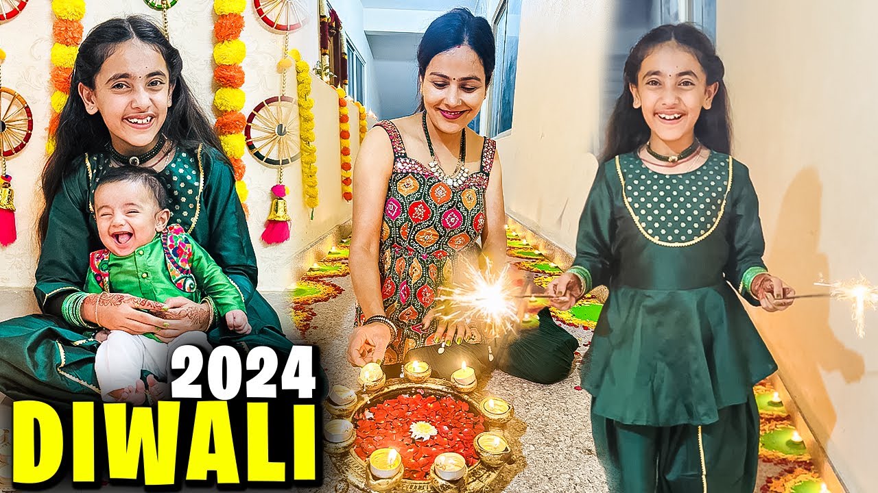 SAMAYRA NARULA FIRST DIWALI WITH BHAI🪔💥Diwali Celebration with Family🥳 ...