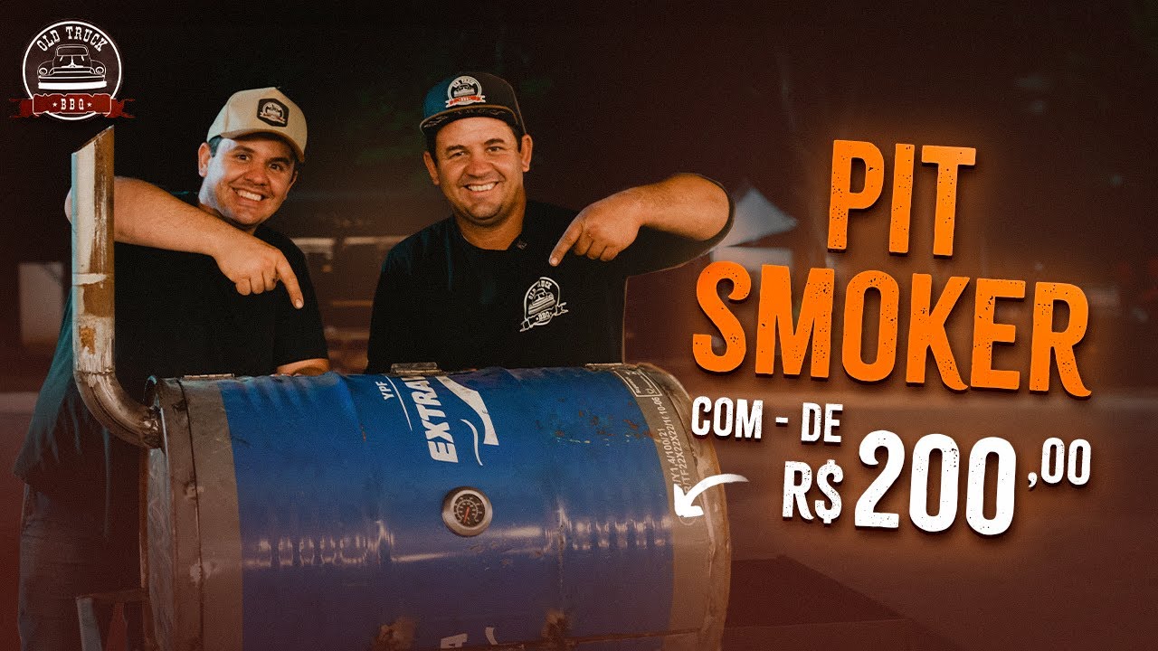 Bora fazer uma Pit Smoker com menos de R$200,00 | Irmãos Old Truck  #09