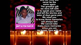 Mary Aloysia Francois memorial