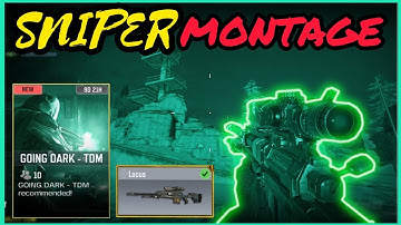 *NIGHT MODE* SNIPER MONTAGE | CODM SEASON 12 | HACKNEY YARD | BEST SNIPER LOCUS | iPlayGodly