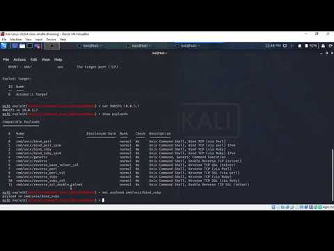 Hacking Metasploitable2 with Kali Linux - Exploiting Port 6667 6697 UnrealIRCd