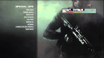 MW3: Colored Name glitch