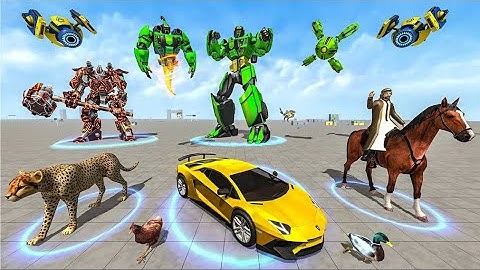 Flying Ghost Robot Car Game