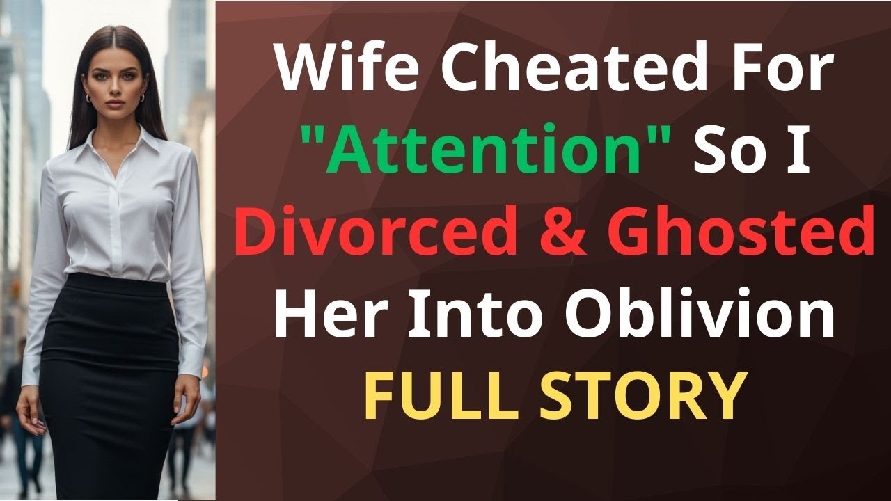 Wife Cheated For "Attention" So I Divorced & Ghosted Her Into Oblivion - FULL STORY
