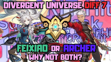 Archer and Feixiao destroy Divergent Universe Protean Hero 7 | Honkai Star Rail