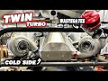 Salty Camaro Twin Turbo Kit Build Part 3 - Cold Side And Wastegates!