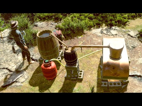 This NEW BUILDING GAME Let's You Make Moonshine & Secret Bases in America | Moonshine Inc. Gameplay