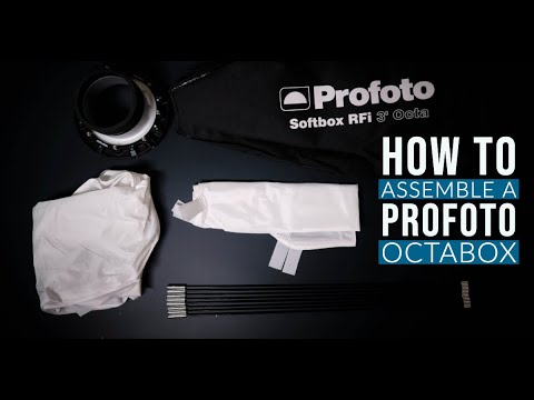 How to Assemble A Profoto 3' Octa Softbox