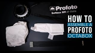 How to Assemble A Profoto 3' Octa Softbox