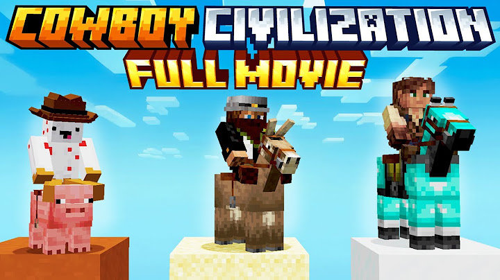 Minecraft But I Survive COWBOY CIVILIZATION [FULL MOVIE]