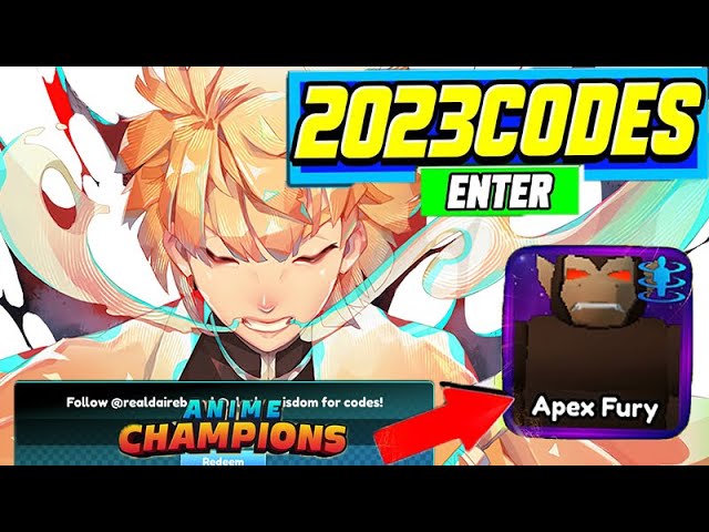 codigos anime champion