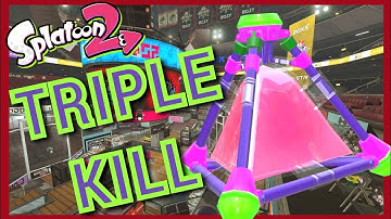 Insane Triple Kill With One Splat Bomb in Splatoon 2