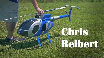 Chris Reibert flying scale MD500E with Synergy E5 mechanics