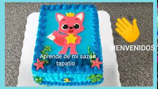 pastel de baby shark / decoración / pinkfong/ cake baby shark - YouTube