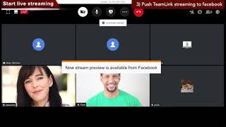 How to live stream TeamLink meetings on Facebook screenshot 5
