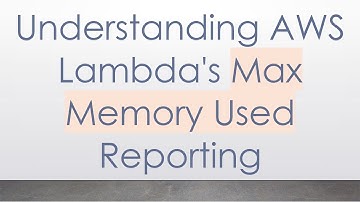 Understanding AWS Lambda