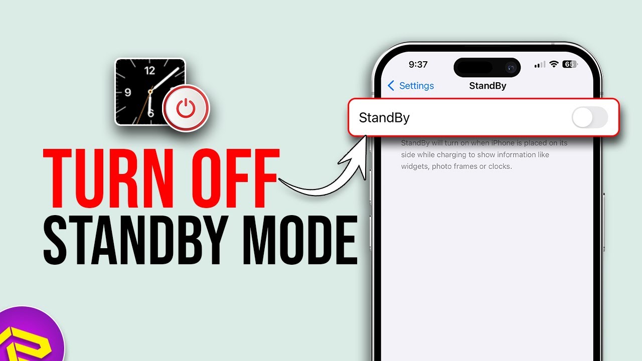 How to Turn Off StandBy Mode on iPhone | Disable iOS 17/18 StandBy ...