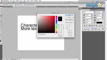 Learn Adobe Photoshop - Character Panel