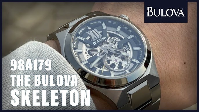 Bulova Maquina Gunmetal 98A179 Watch Review - YouTube