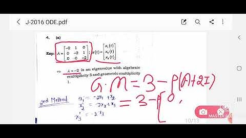 CSIR NET JUNE 2016 ORDINARY DIFFERENTIAL EQUATION SOLUTION