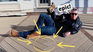 Contractor LOSES HIS MIND With Herringbone Deck Inlay!!