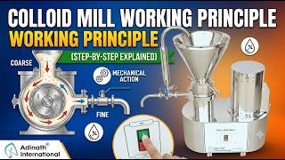 Working Principle of Colloid Mill (Pharmaceutical Engineering)