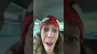 Person's Foot Shatters Car Windshield