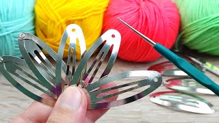 Fantastic💫💥 I did a lot. I sold them all. New model crochet hairpin making online training #crochet